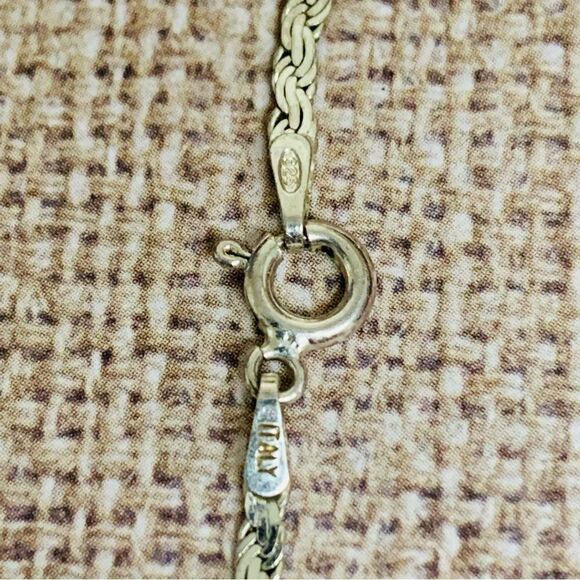 Sterling Silver July Birthday Angel Necklace - Picture 2 of 4